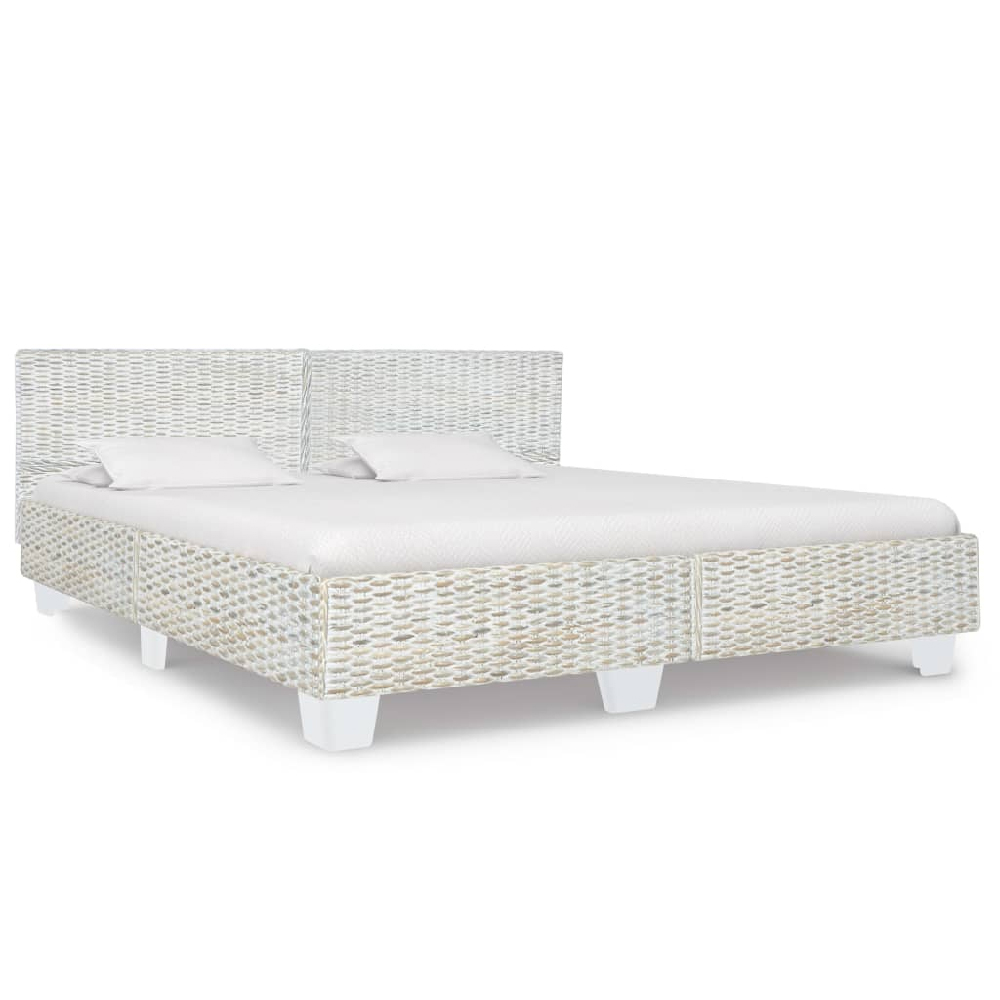 Read more about Asheville rattan super king size bed in grey natural