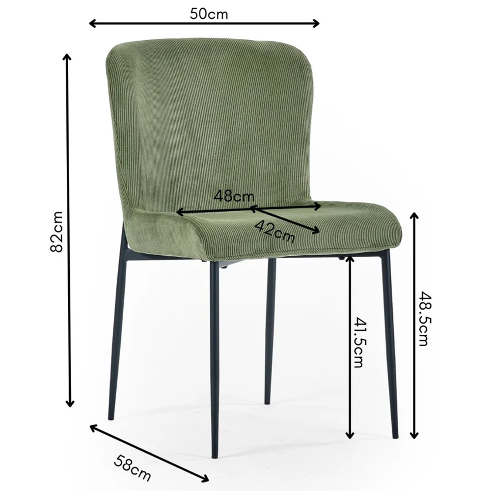 Ashland Light Oak Wooden Dining Table With 4 Luling Green Chairs