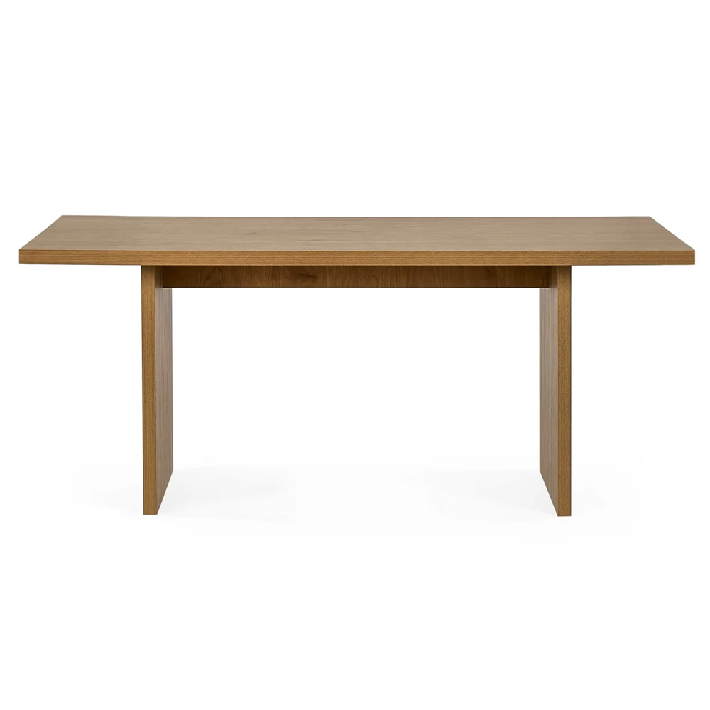 Ashland Wooden Rectangular Dining Table in Light Oak