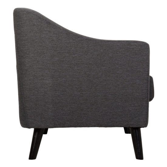 Arabella Fabric 3 Seater Sofa In Dark Grey_3