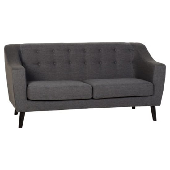 Arabella Fabric 3 Seater Sofa In Dark Grey_1
