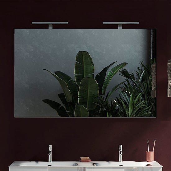 Photo of Aleta 120cm bathroom mirror and 2 led lights