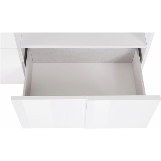 Aspen Contemporary TV Stand In White High Gloss With LED_7