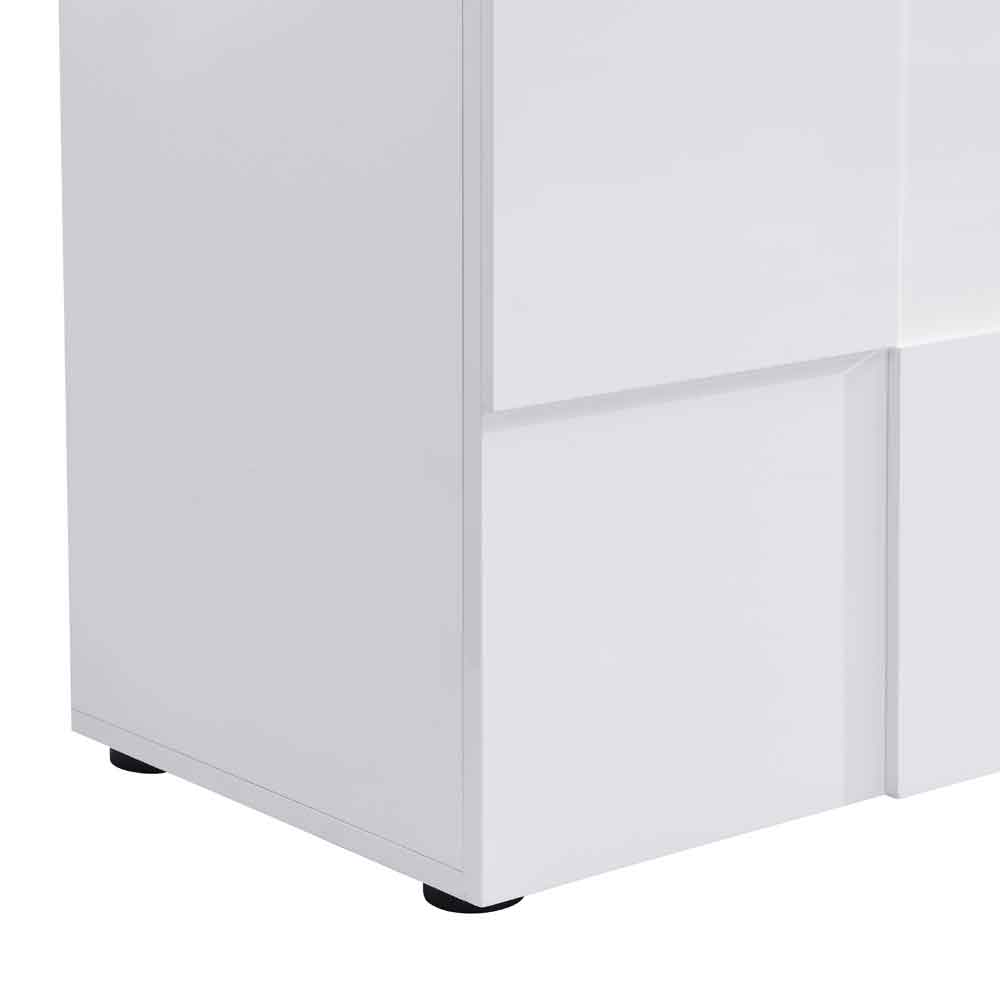Aspen High Gloss Sideboard with 4 Doors in White