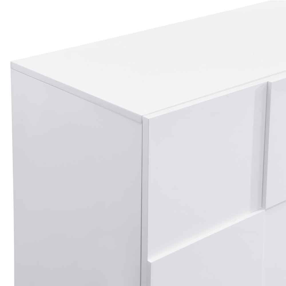Aspen High Gloss Sideboard with 4 Doors in White