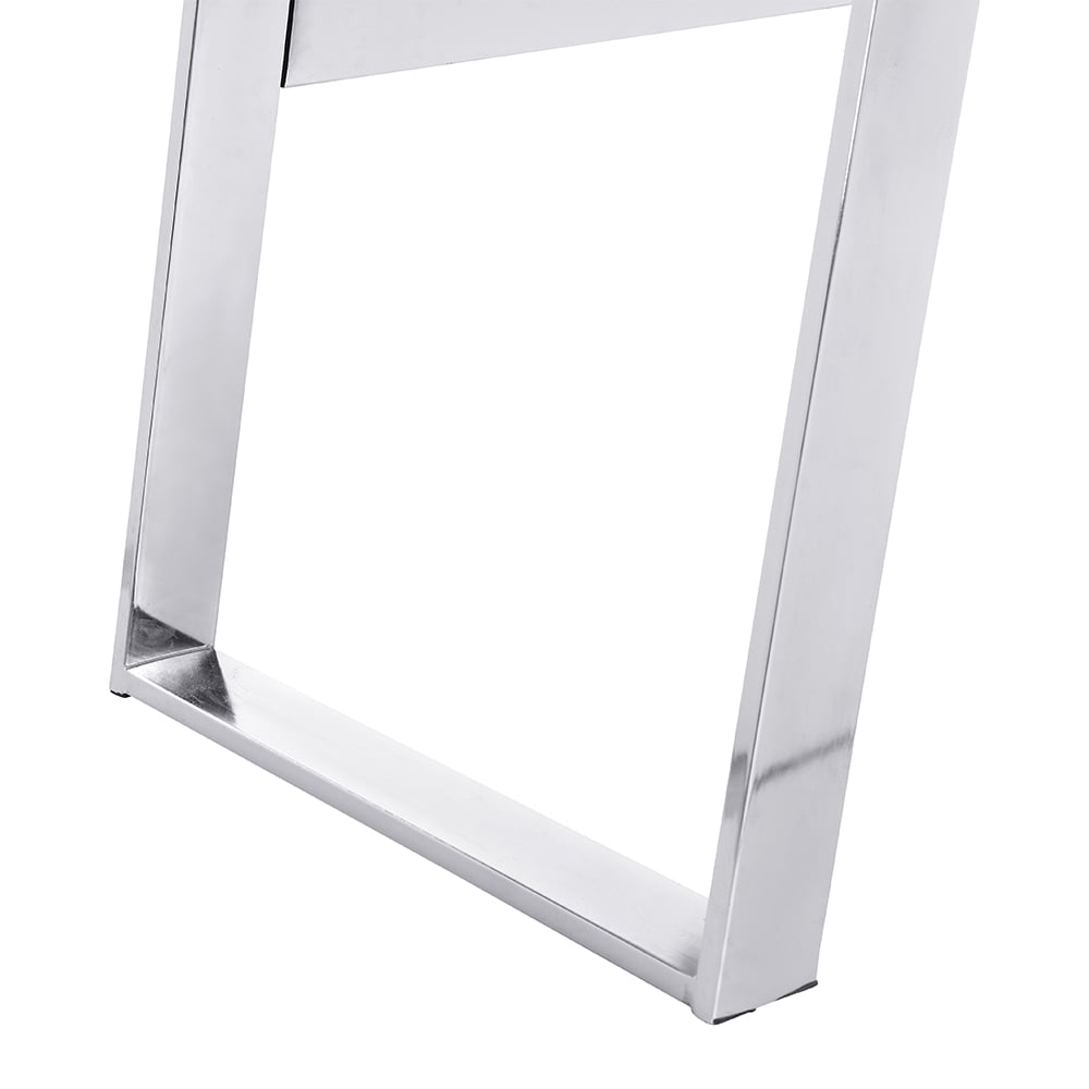 Aspen High Gloss Laptop Desk With 3 Drawers In White