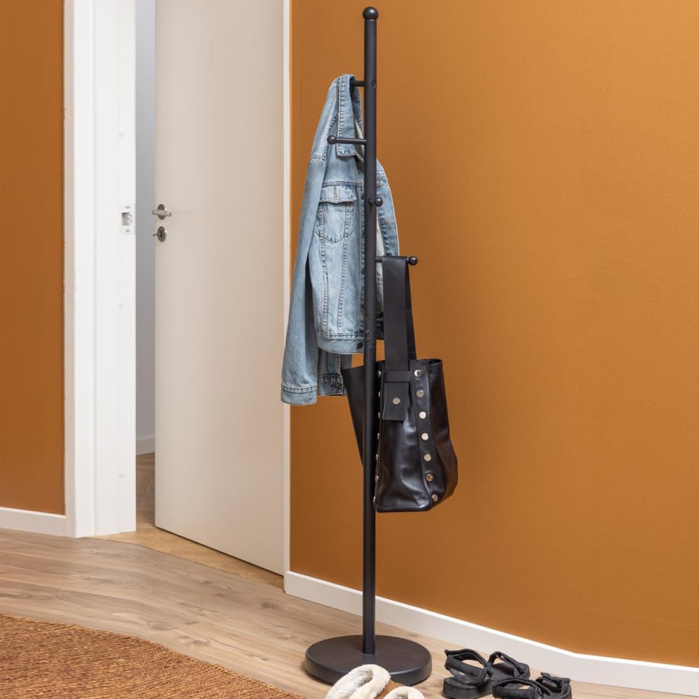 Aspin Metal Coat Hanger Stand In Black