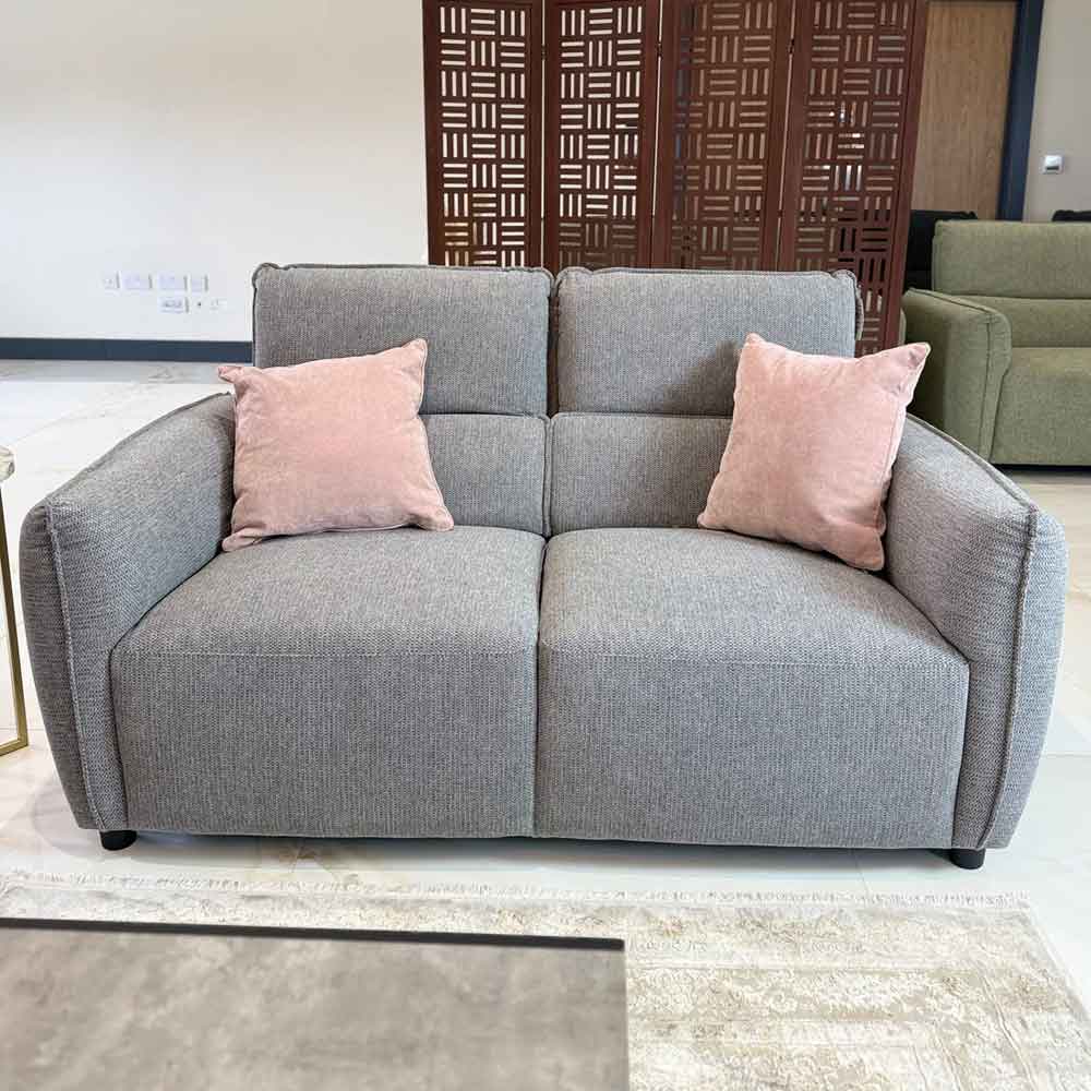 Aster Fabric 3+2 Seater Sofa Set in Grey