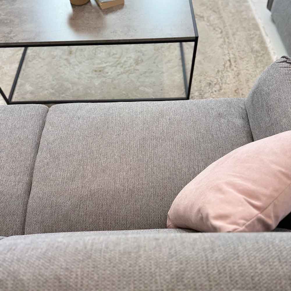Aster Fabric 3+2 Seater Sofa Set in Grey