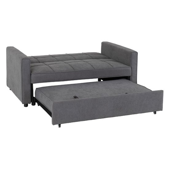Annecy Fabric Sofa Bed In Dark Grey_3