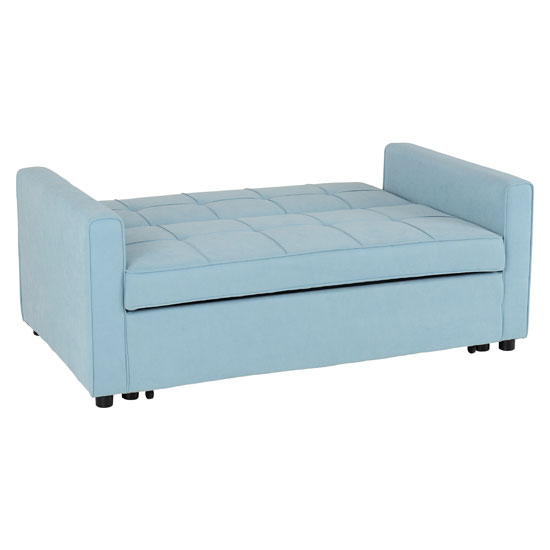 Annecy Fabric Sofa Bed In Light Blue Furniture in Fashion