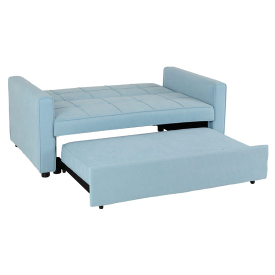 Annecy Fabric Sofa Bed In Light Blue Furniture in Fashion