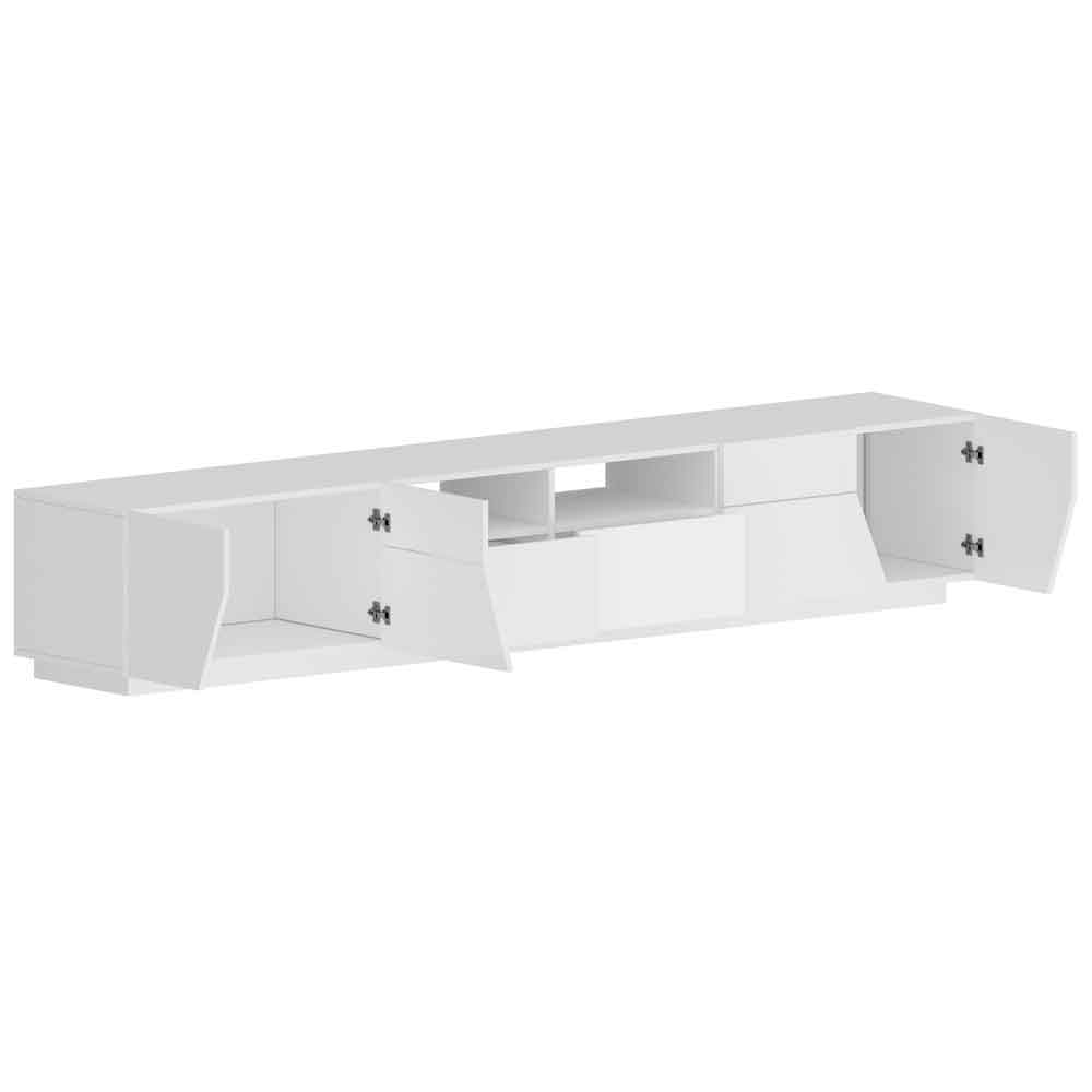 Astoria Large High Gloss TV Stand In White