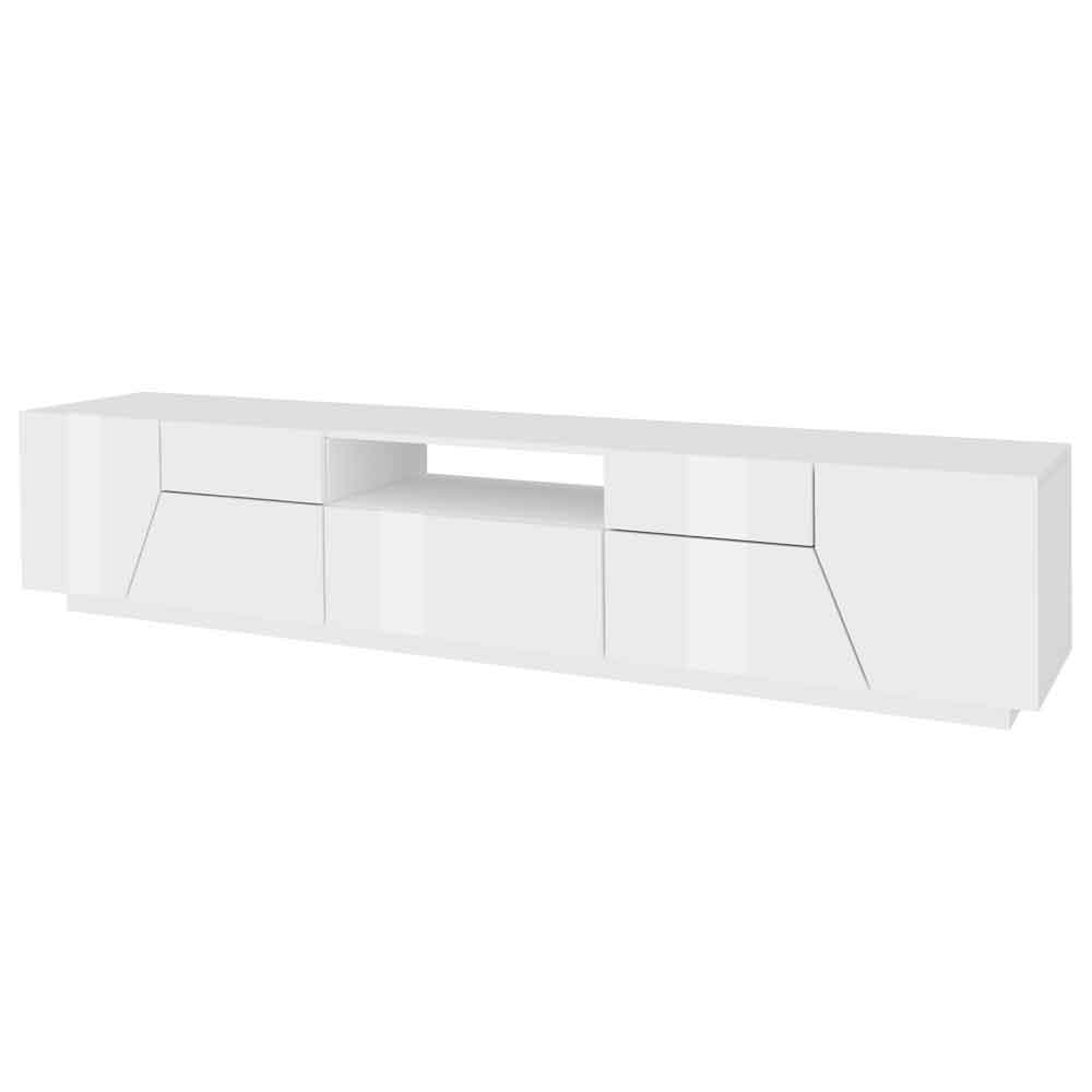 Astoria Small High Gloss TV Stand In White