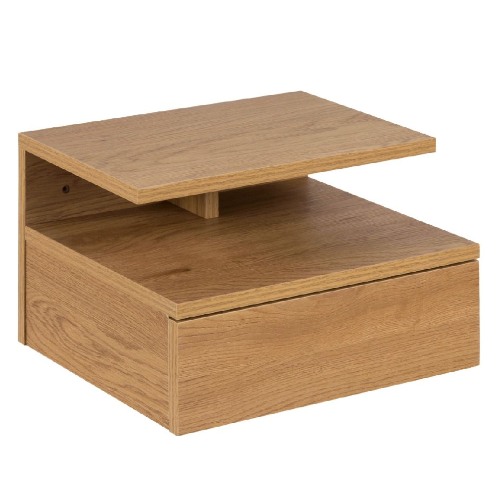 Astoria Wooden Bedside Cabinet With 1 Drawer In Oak