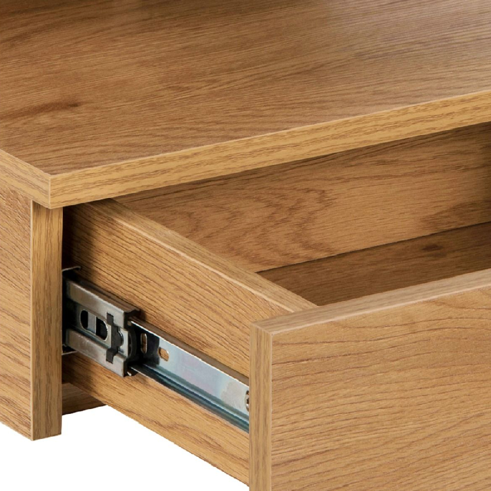Astoria Wooden Bedside Cabinet With 1 Drawer In Oak