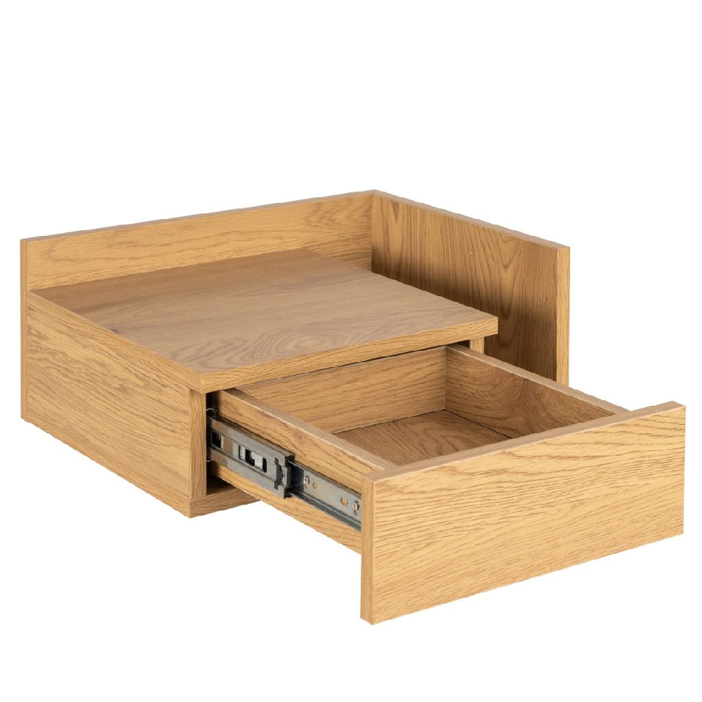 Astoria Wooden Bedside Cabinet In Oak
