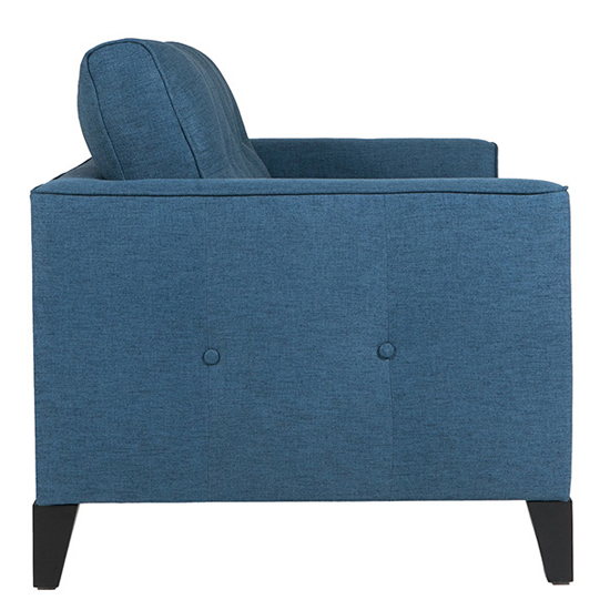 Astride Fabric 2 Seater Sofa In Navy Blue Furniture in Fashion