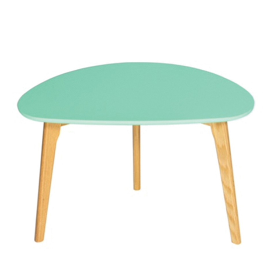 Armscote Wooden Coffee Table In Aqua | FiF