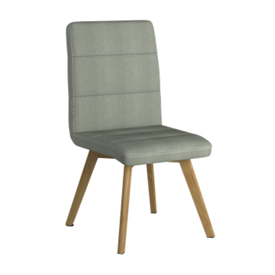 Read more about Albion fabric home and office chair with oak legs in taupe