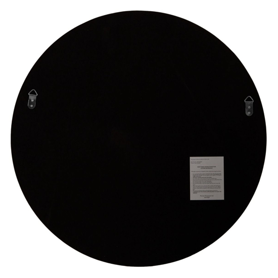 Athens Large Round Wall Bedroom Mirror In Gold Frame