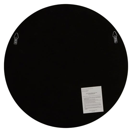 Athens Medium Round Wall Bedroom Mirror In Silver Frame