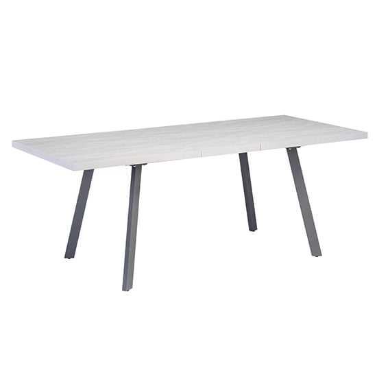 Athink Rectangular Extending Wooden Dining Table In Grey_1