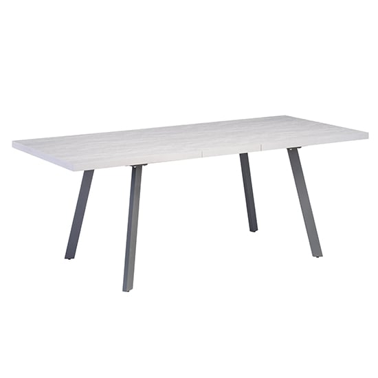 Read more about Athink rectangular extending wooden dining table in grey