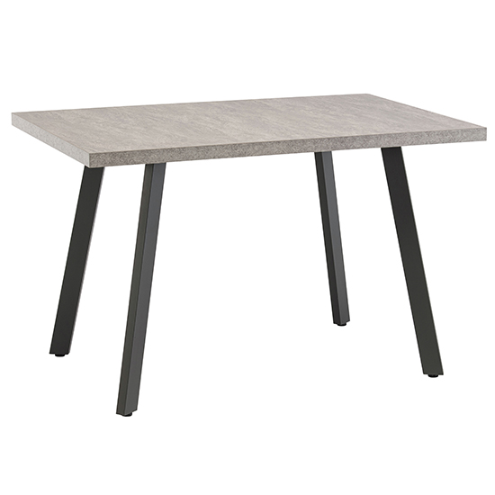 Athink Rectangular Wooden Dining Table In Grey Furniture in Fashion
