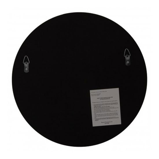 Athens Small Round Wall Bedroom Mirror In Gold Frame