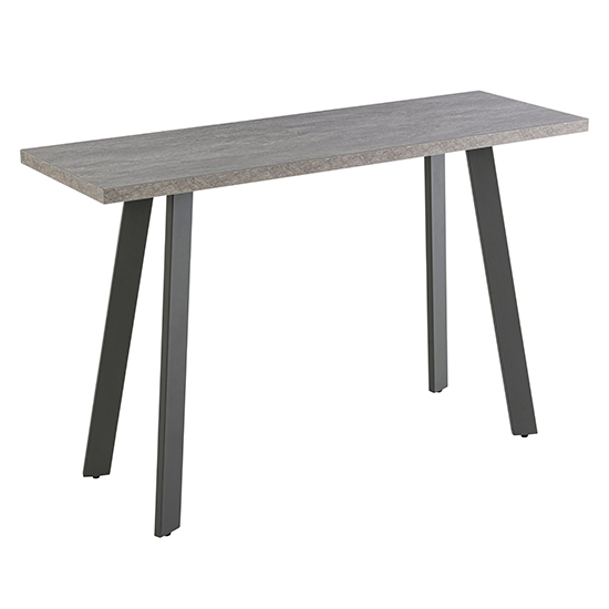 Athink Rectangular Wooden Console Table In Light Grey Furniture in Fashion