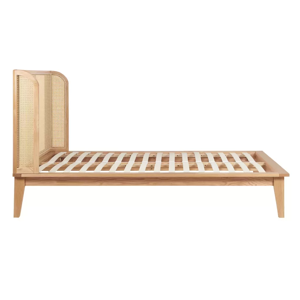 Atlanta Wooden Double Bed In Oak