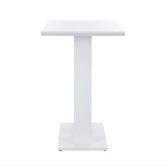 Atlantis High Gloss Bar Table In White With LED Lighting_7