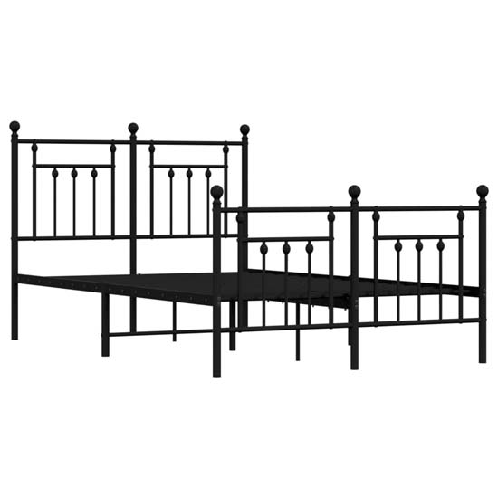 Attica Metal Double Bed In Black