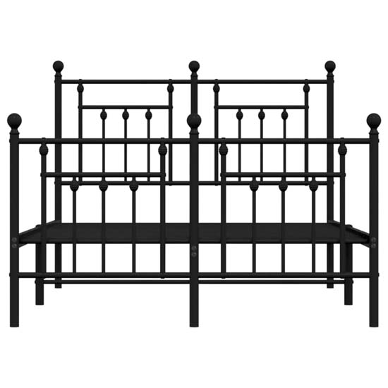Attica Metal Double Bed In Black