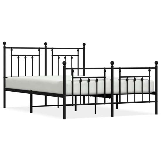 Attica Metal King Size Bed In Black