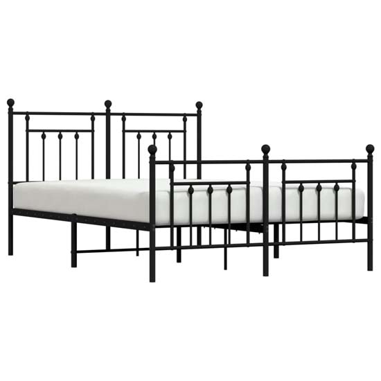 Attica Metal King Size Bed In Black