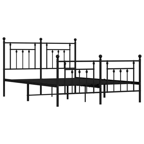Attica Metal King Size Bed In Black