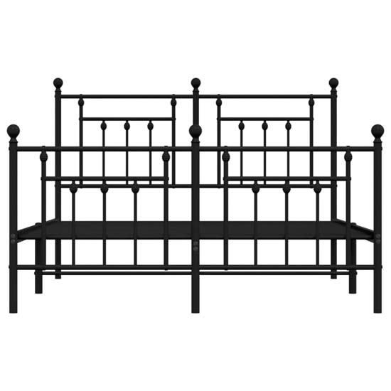 Attica Metal King Size Bed In Black