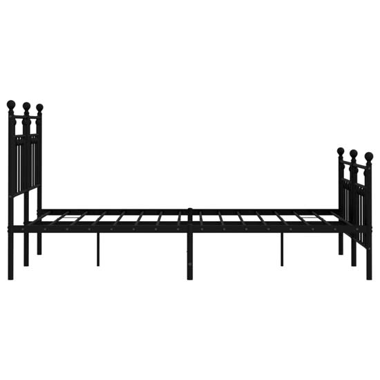 Attica Metal King Size Bed In Black