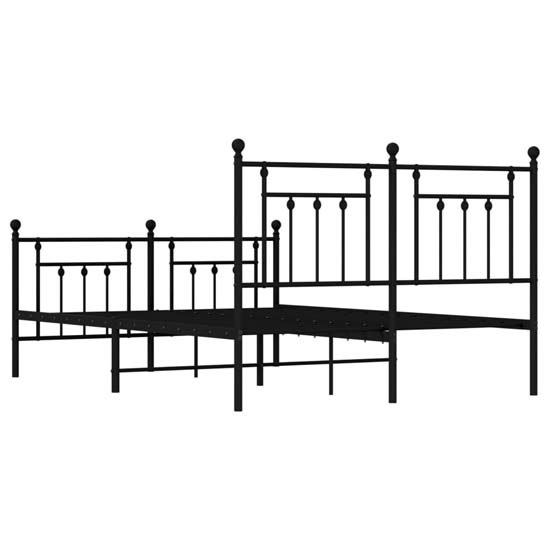 Attica Metal King Size Bed In Black