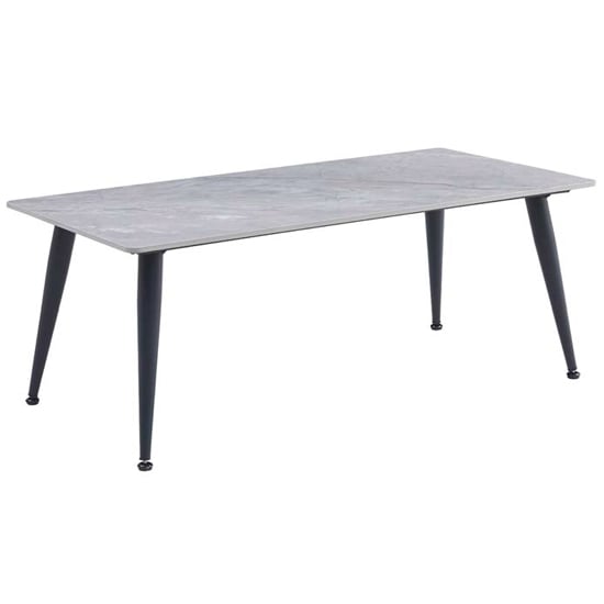 Attica Sintered Stone Coffee Table Rectangular In Grey