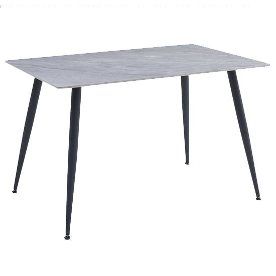 Attica Sintered Stone Dining Table 120cm In Grey