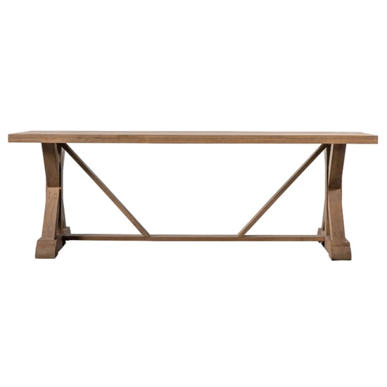 Read more about Attleboro large wooden rectangular dining table in oak