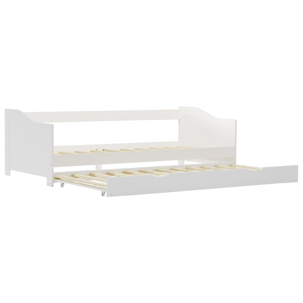 Atwater Wooden Pull Out Sofa Bed In White