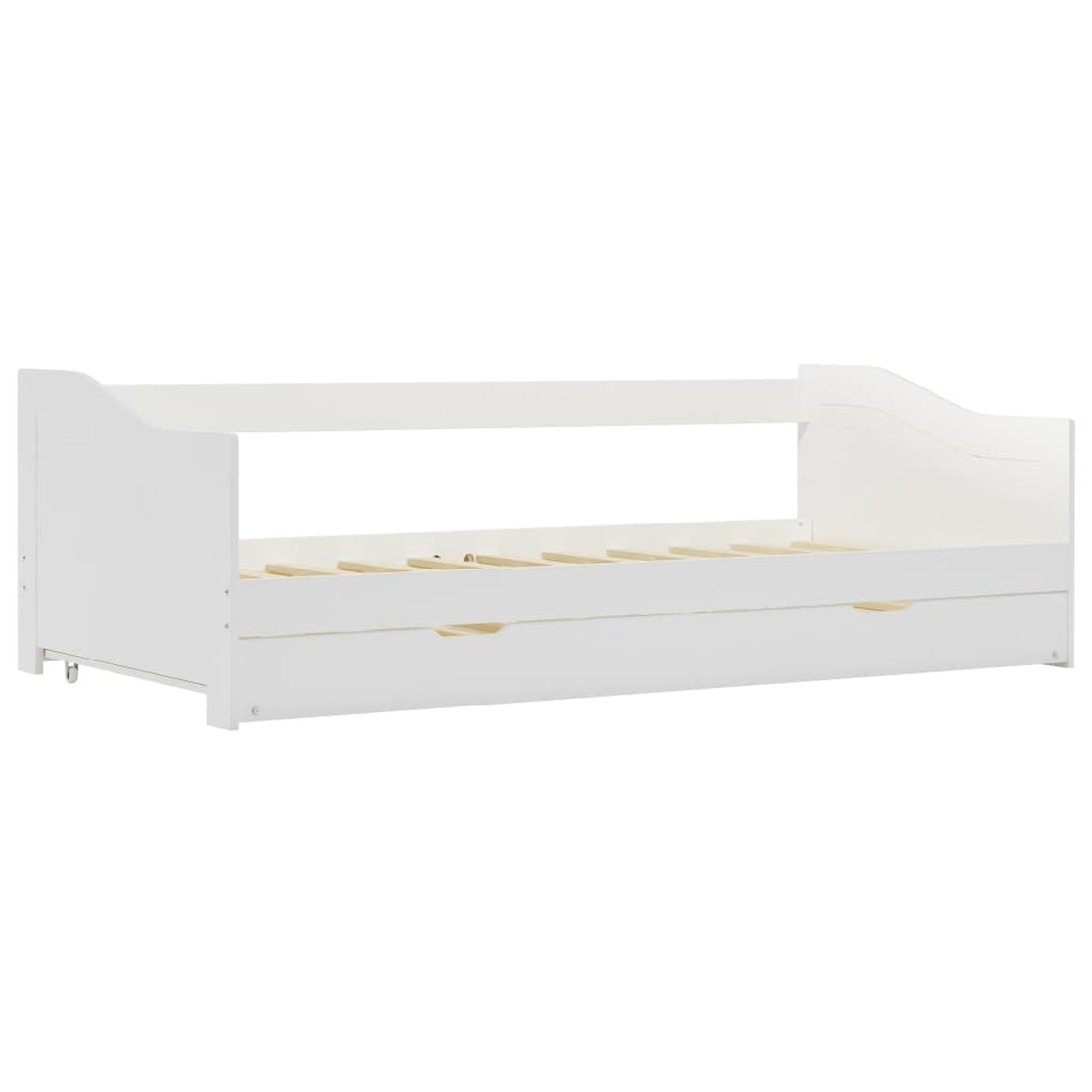 Atwater Wooden Pull Out Sofa Bed In White