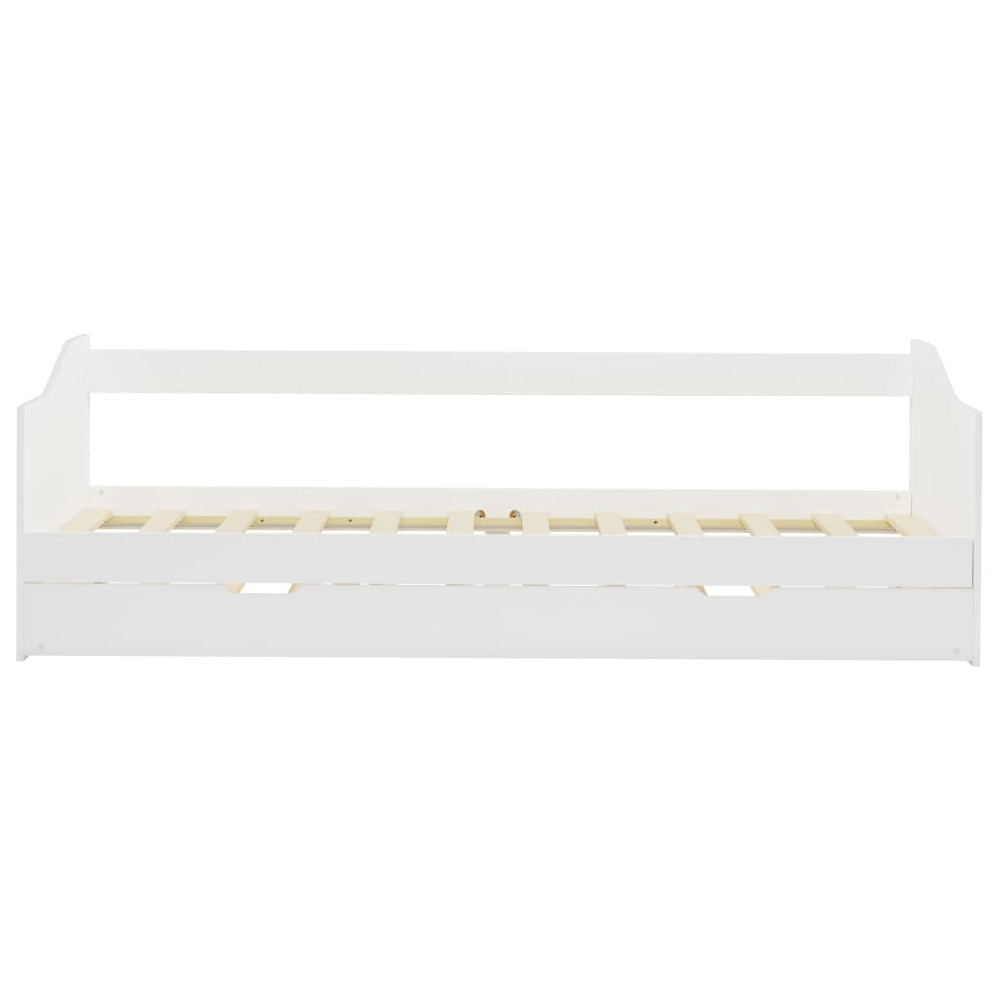 Atwater Wooden Pull Out Sofa Bed In White