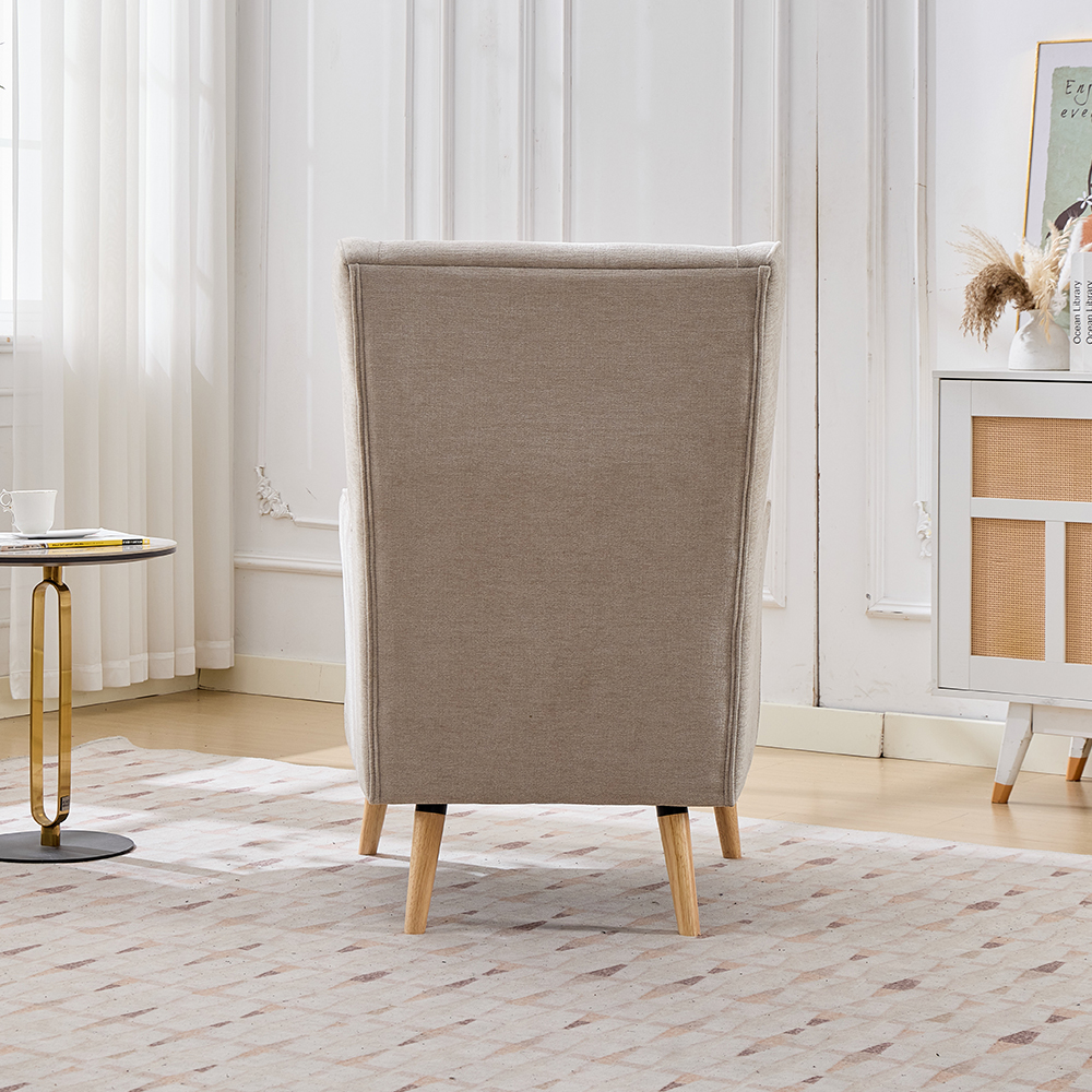 Atwood Fabric Bedroom Chair in Sandstone