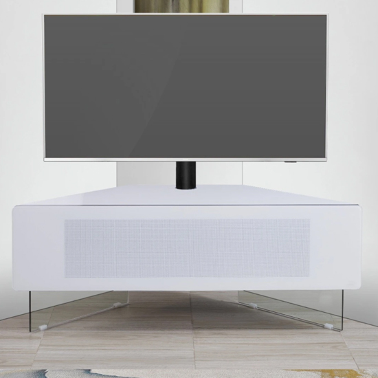 Adeja Ultra Corner High Gloss TV Stand In White_2