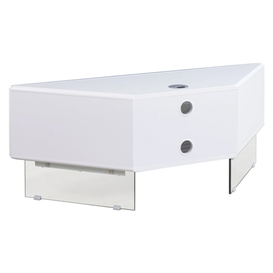 Adeja Ultra Corner High Gloss TV Stand In White_4